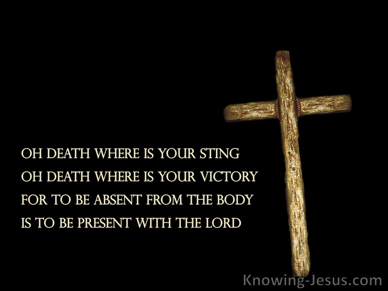 1 Corinthians 15:55 Fear Not Death (devotional)